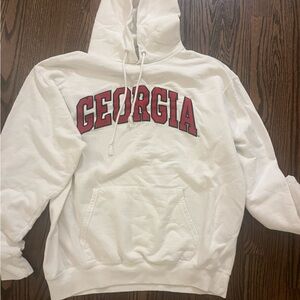 White UGA hoodie